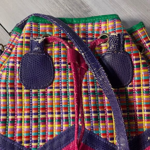 Lines Milano Bag Woven Straw - Picture 5 of 6